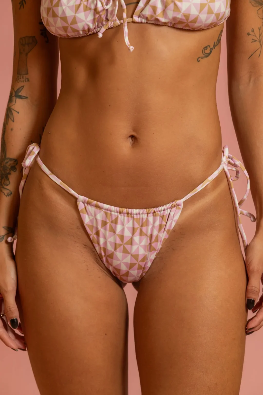 CALCINHA CORTININHA ROSA PRISM SUMMER