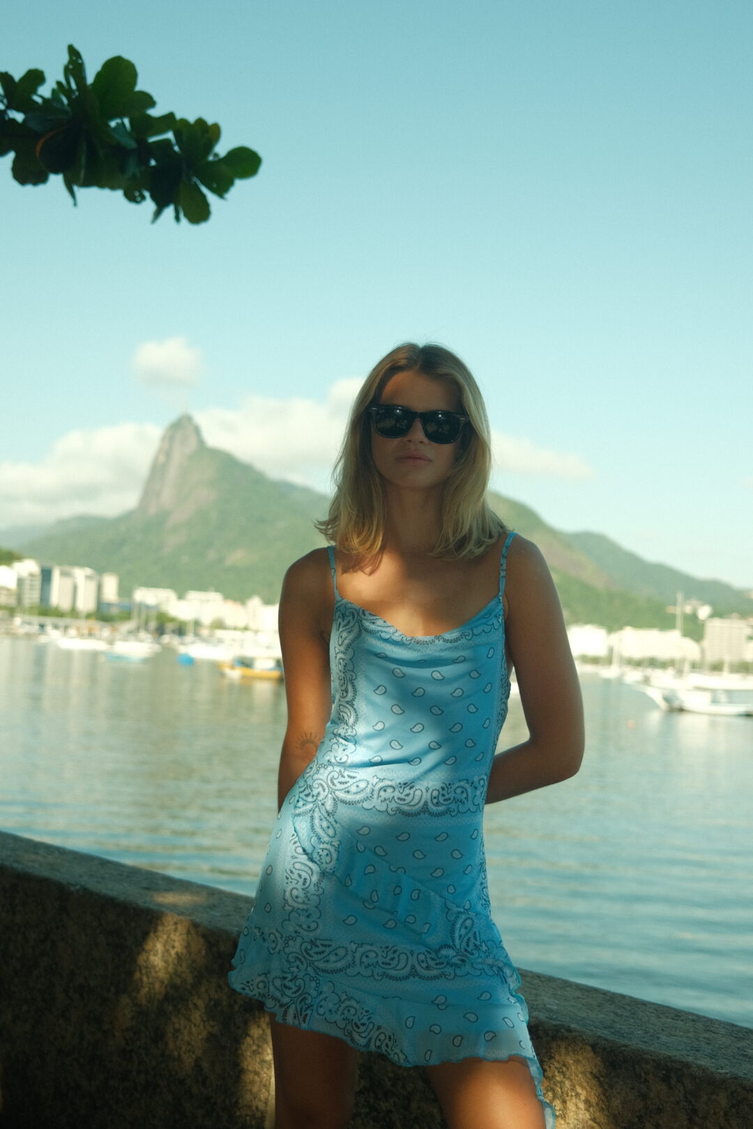 VESTIDO TULE PAISLEY AZUL SUMMER GOODIES - Image 4