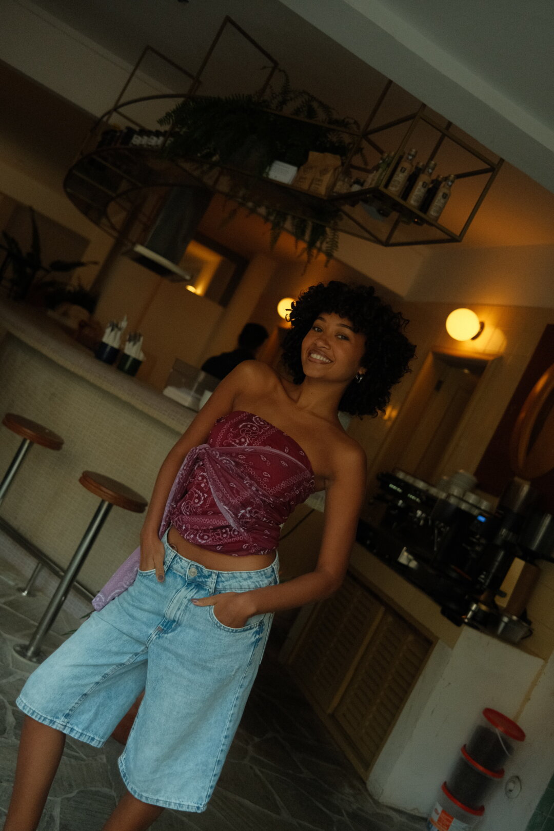 SAIA TULE PAISLEY BORDÔ BOHO WINTER - Image 4