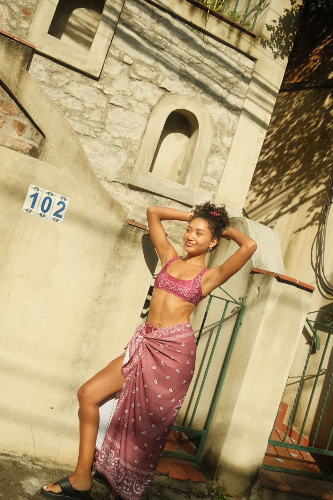 CANGA PAISLEY BORDÔ BOHO WINTER - Image 2