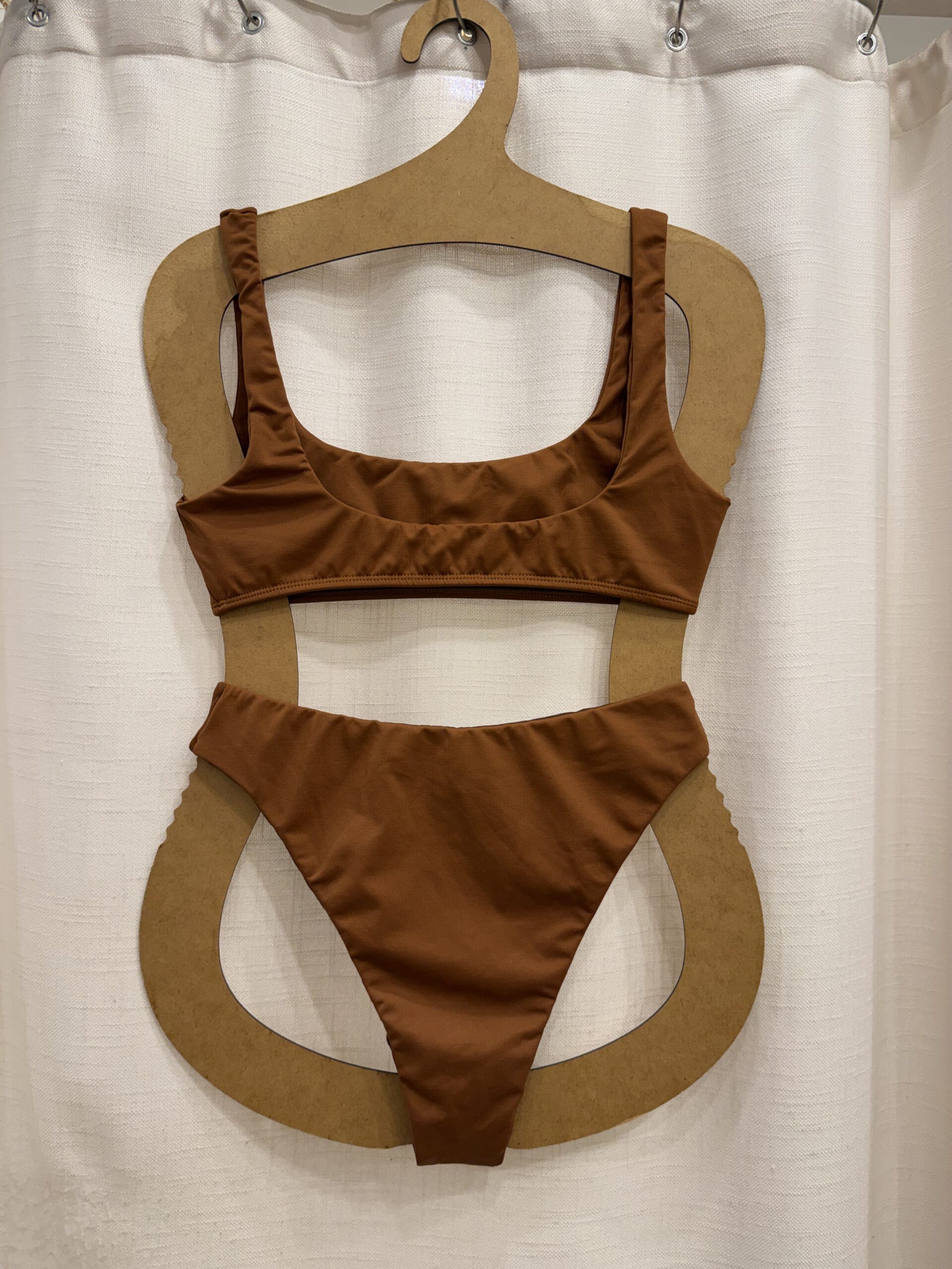 CONJUNTO MARROM SUMMER GOODIES TOP THAY + CALCINHA ALTA - Imagem 4