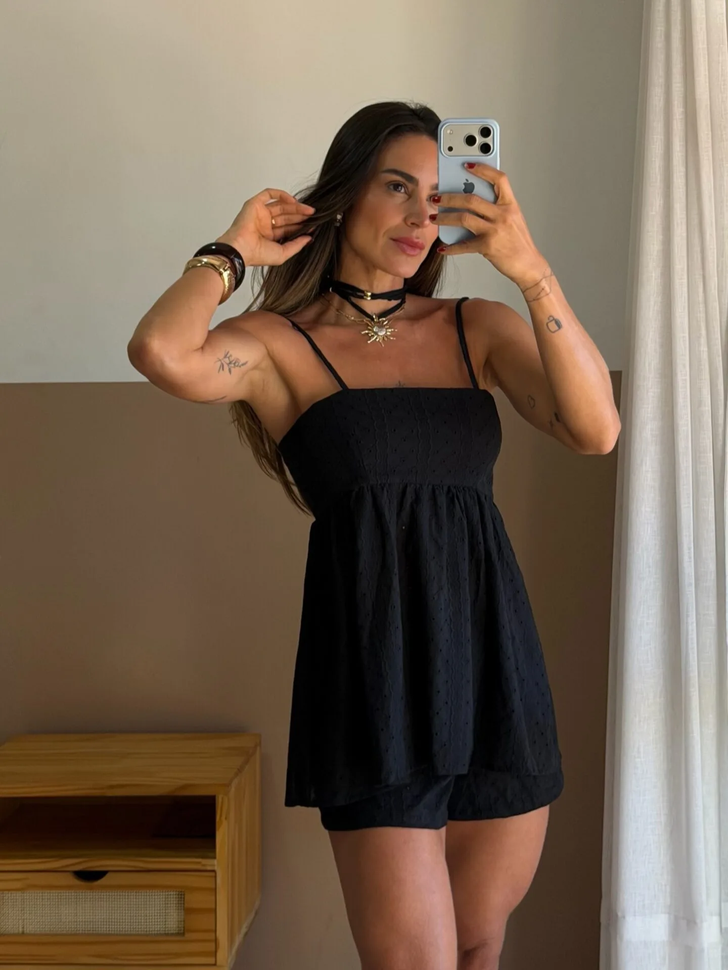 BATA LAISE PRETA AFTER SUN - Imagem 5