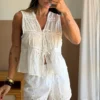 SHORT LAISE OFF WHITE AFTER SUN - Imagem 4